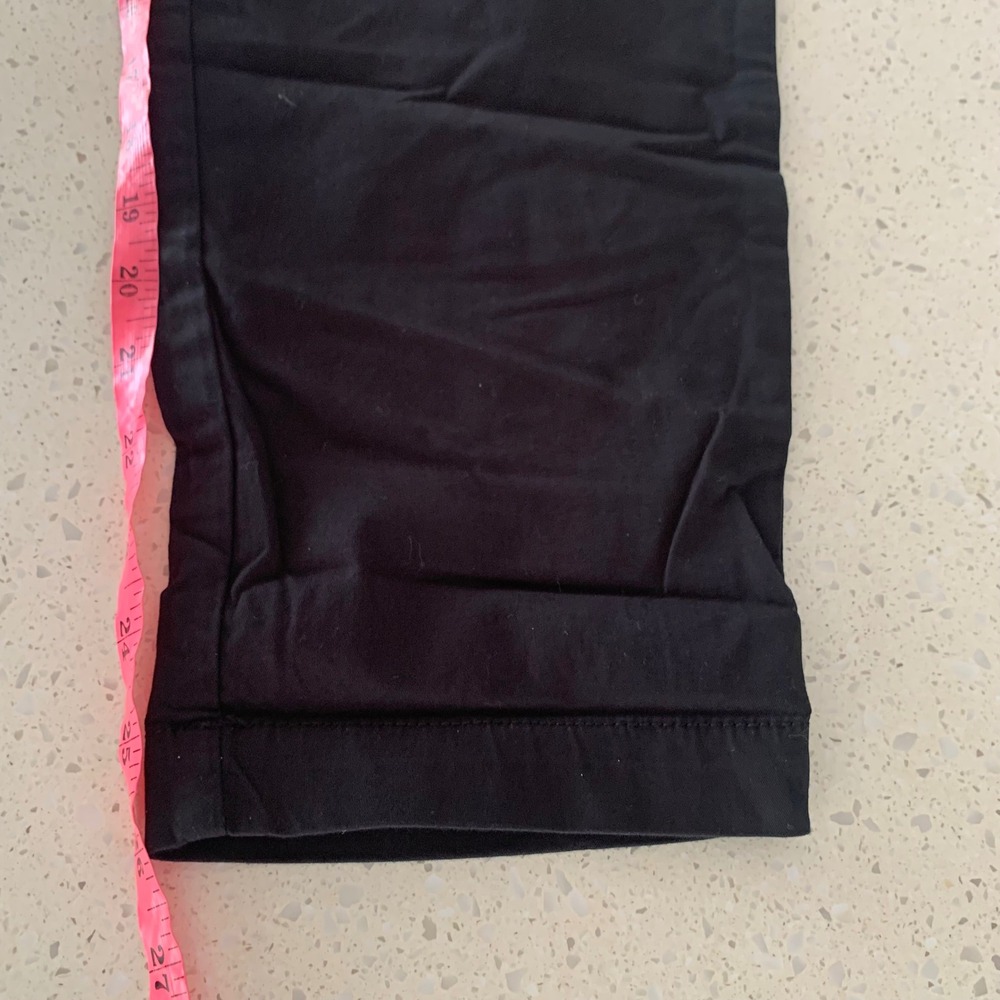 Pact Mens Organic Cotton Stretch Chino Pants Black Size M Elastic Back Waist - Picture 6 of 6
